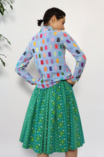 Rainbow Memo Chambray Shirt XS