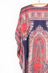 70s Dashiki Angel Sleeve Dress
