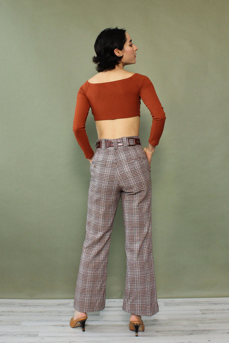 Bernie Plaid Slacks XS/S
