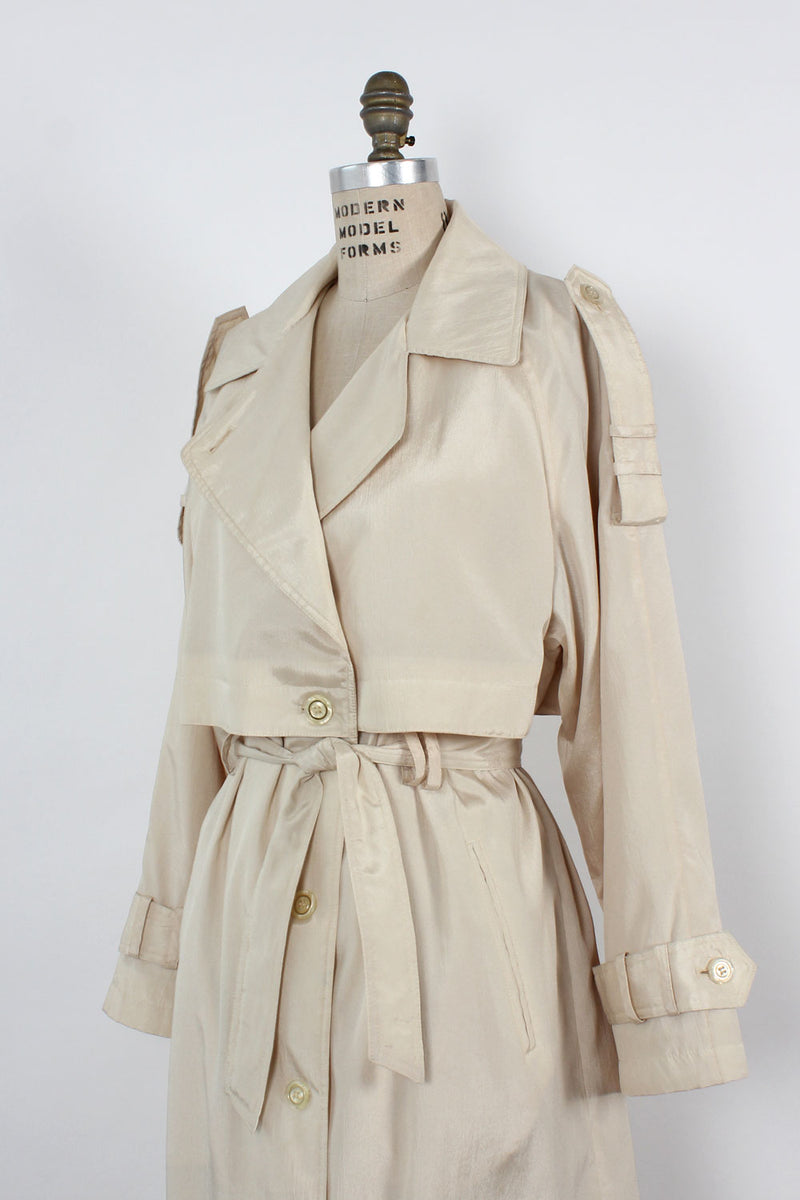 Pearly Lightweight Trench Coat S-L