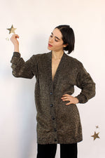 Pierre Metallic Long Cardigan XS-M