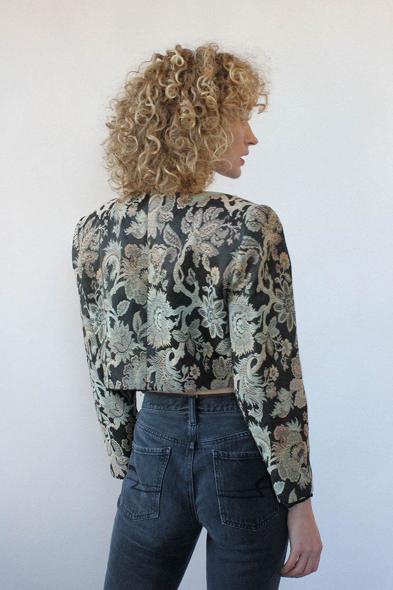 Cropped Tapestry Jacket S/M
