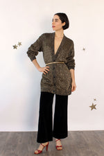Pierre Metallic Long Cardigan XS-M