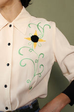 Black Eyed Susan Chainstitch Shirt S/M