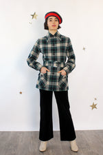 Pendleton Plaid Short Trench XS/S