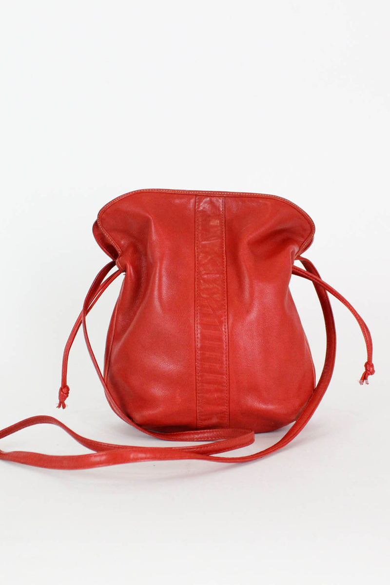 Buttery Leather Mini Bucket Bag