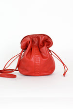 Buttery Leather Mini Bucket Bag