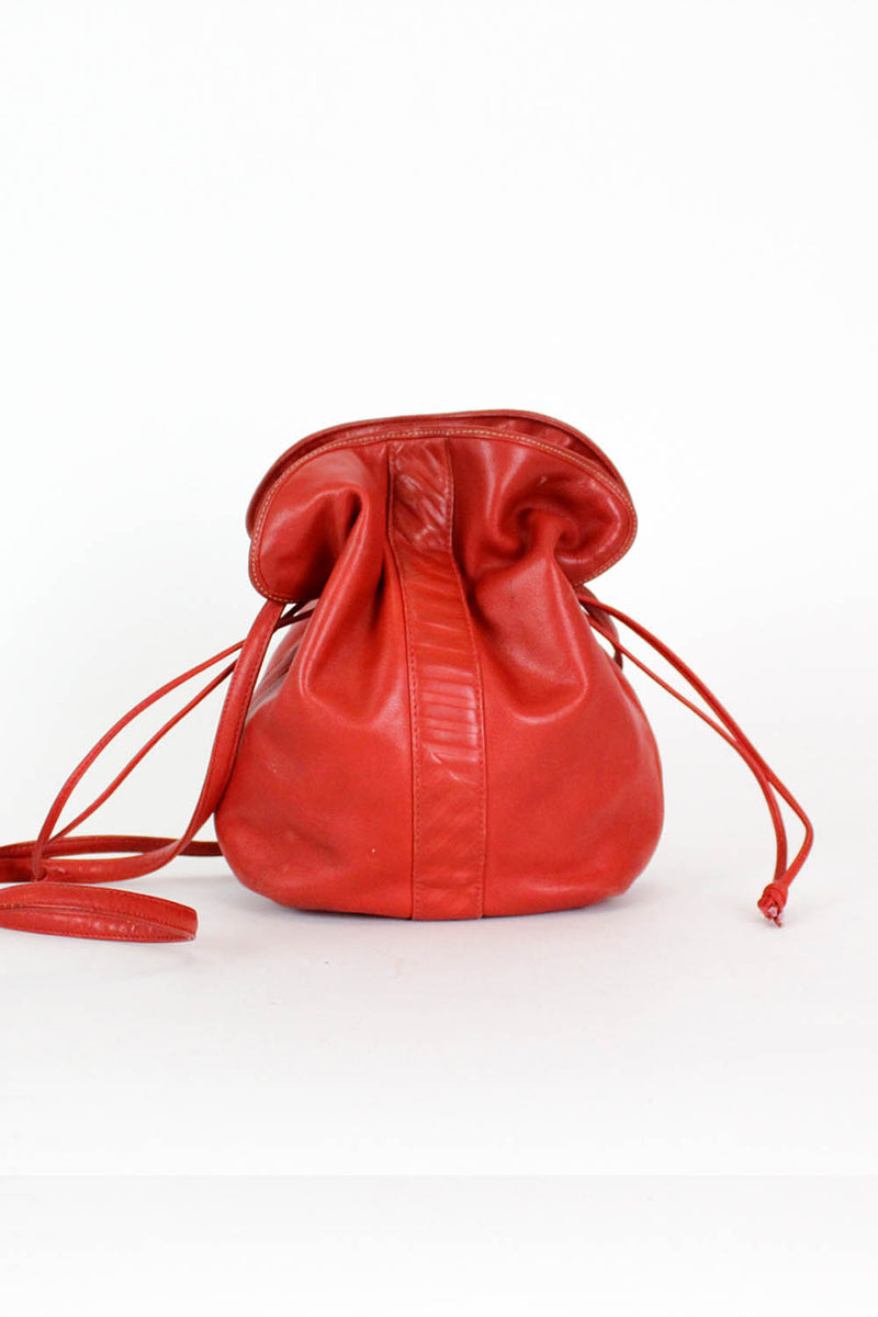 Buttery Leather Mini Bucket Bag