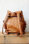 Large Chestnut Leather Backpack