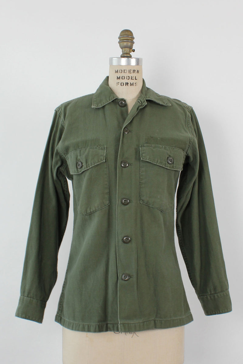 Army Cotton Shirt Jacket XS/S