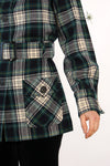 Pendleton Plaid Short Trench XS/S