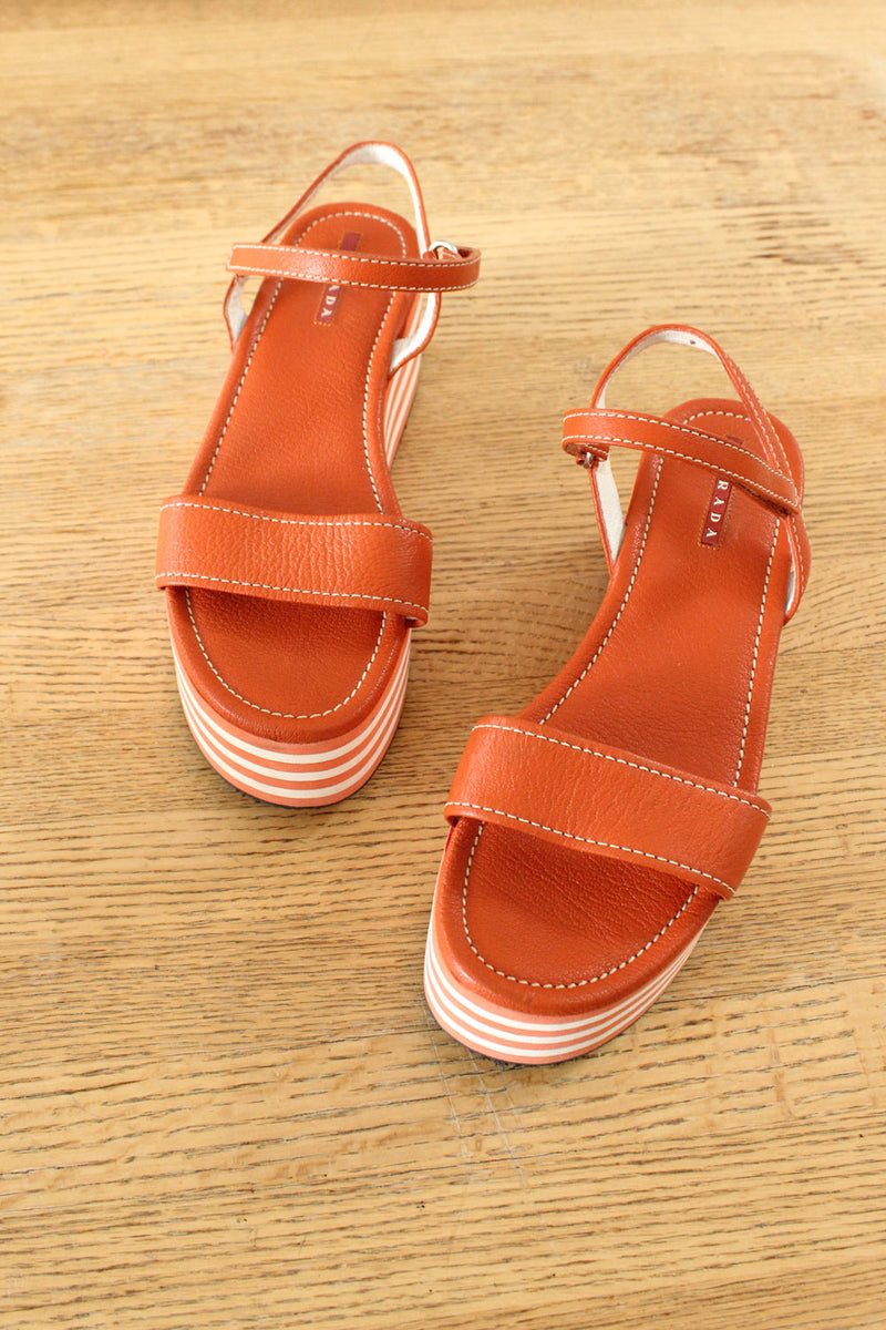 Prada Striped Flatforms 8