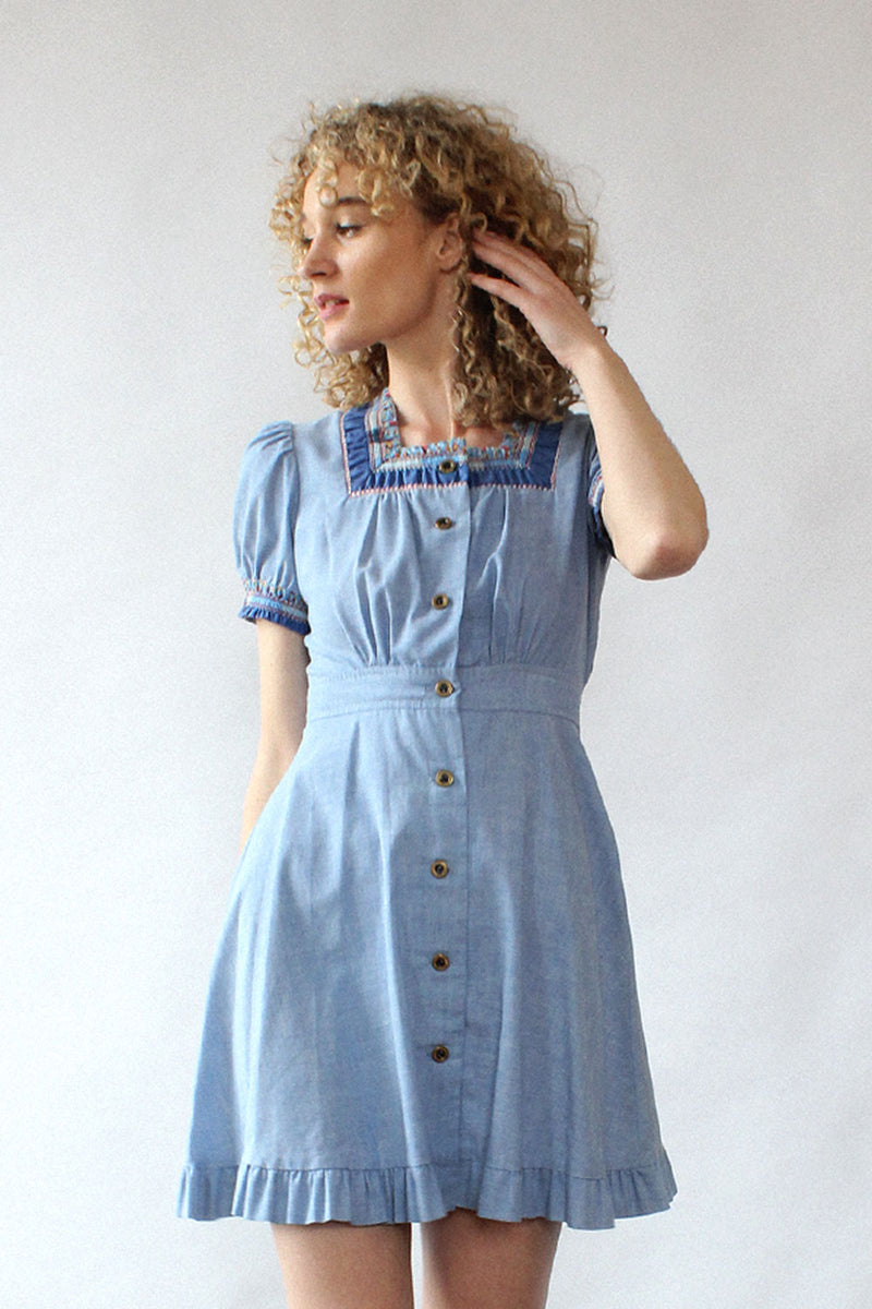 Louis Chambray Mini Dress XS/S