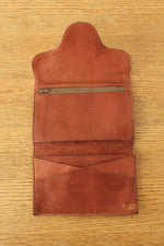 Florentine Leather Enamel Flower Wallet