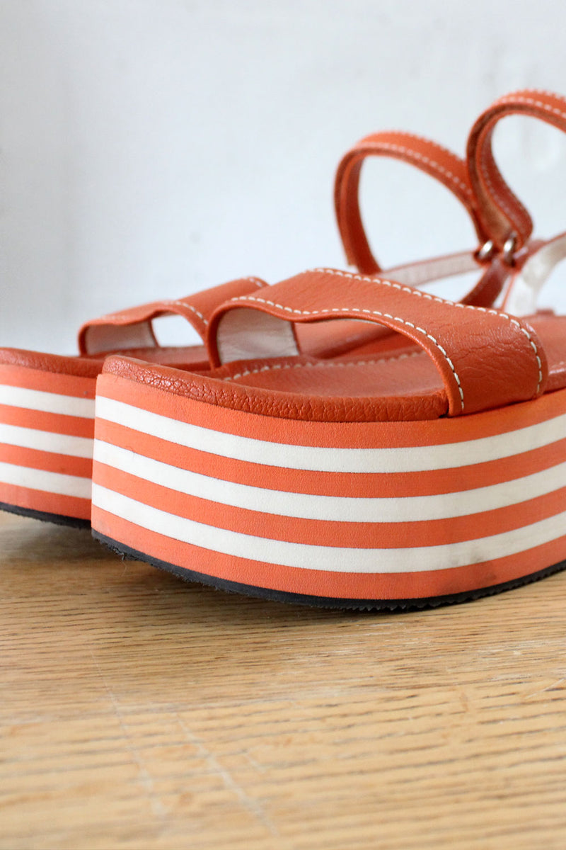 Prada Striped Flatforms 8