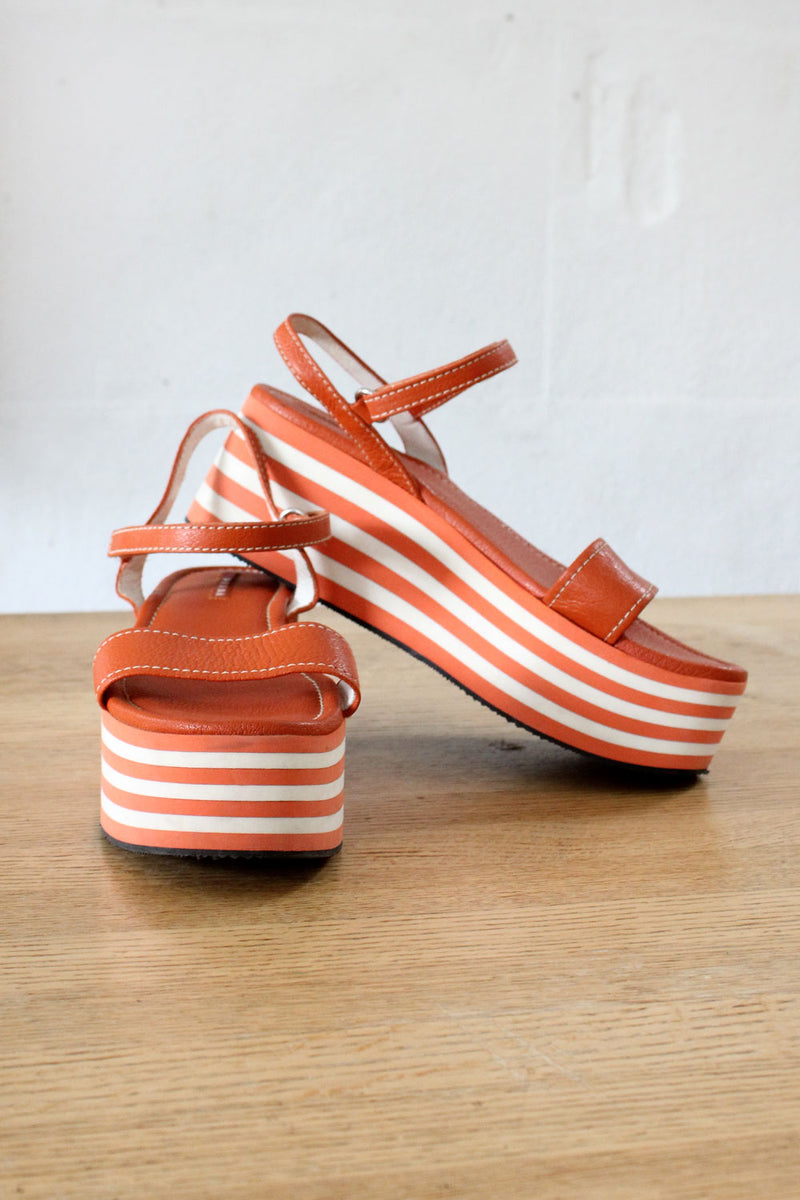 Prada Striped Flatforms 8