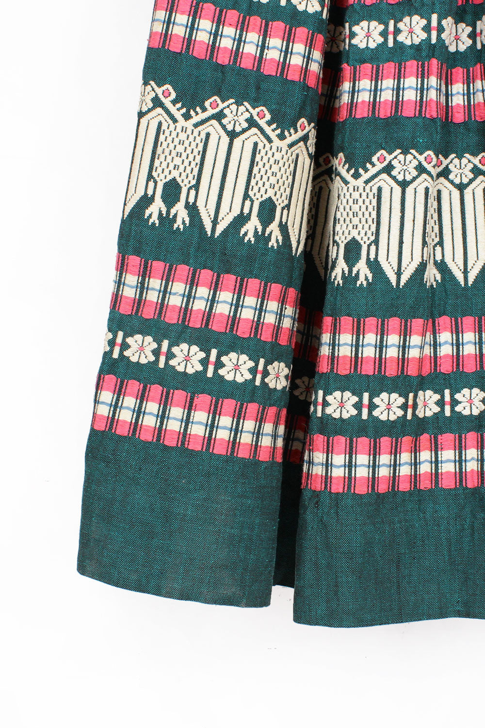 Guatemalan Embroidered Skirt XS