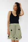 Sage Mini Wrap Skirt