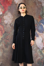 Leslie Fay Wool Flare Dress XS/S