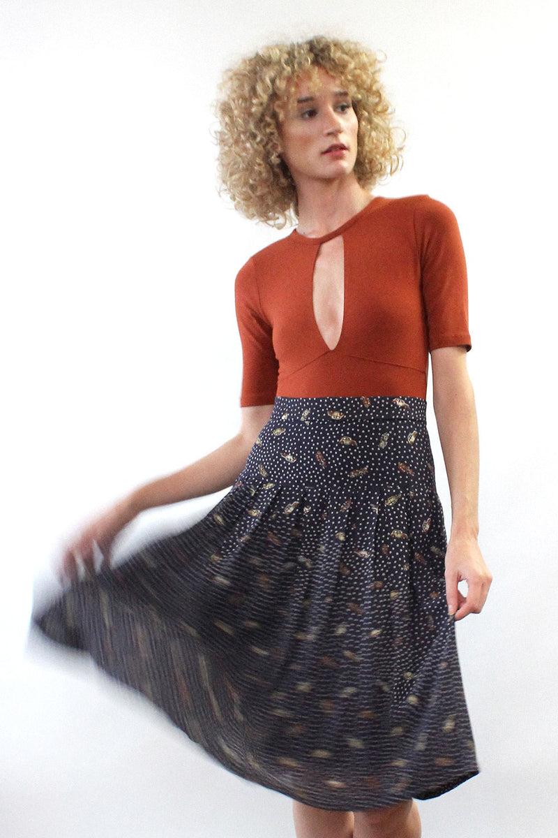 Novelty Auto Print Skirt S/M