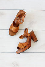 Qualicraft Wood Platform Sandals 7