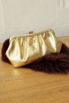 Gold Foil Pouch Purse