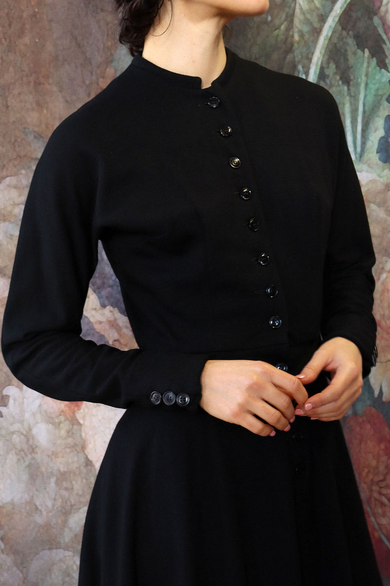 Leslie Fay Wool Flare Dress XS/S