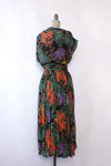 Watercolor Gauze Wrap Dress S/M