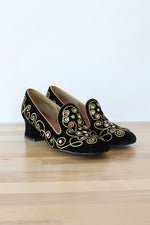 Embellished Heeled Loafers 6