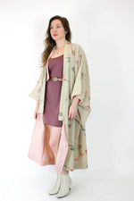 Handpainted Silk Crepe Kimono