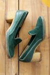 Bally Green Suede Heels 7