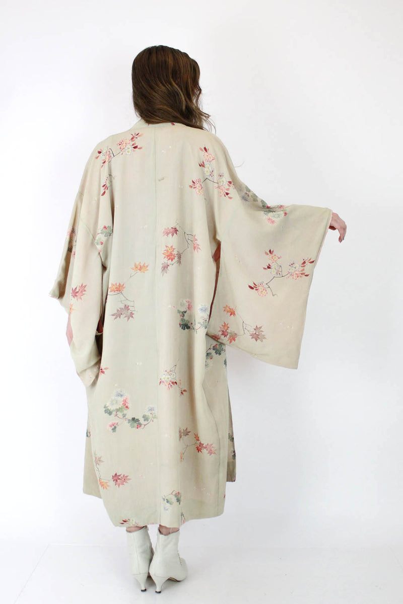 Handpainted Silk Crepe Kimono