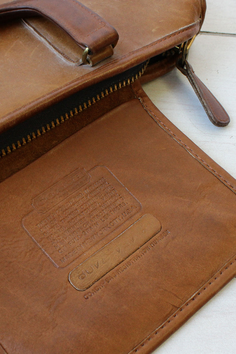 Coach NYC Leather Attaché