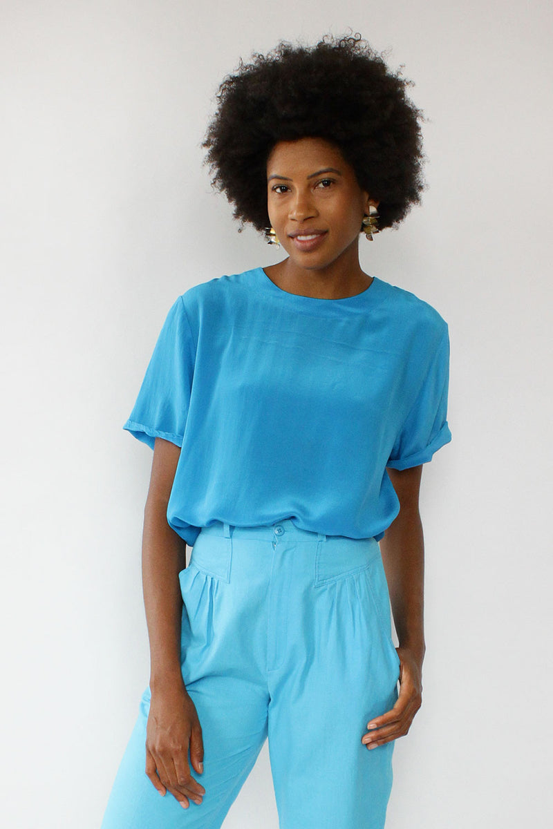 Sky Silk Tee
