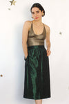 Moiré Mistletoe Skirt S