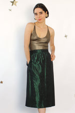 Moiré Mistletoe Skirt S