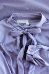 I Magnin Lilac Velveteen Dress Set M