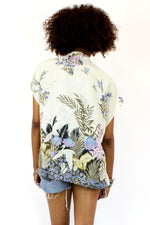vintage crane kimono
