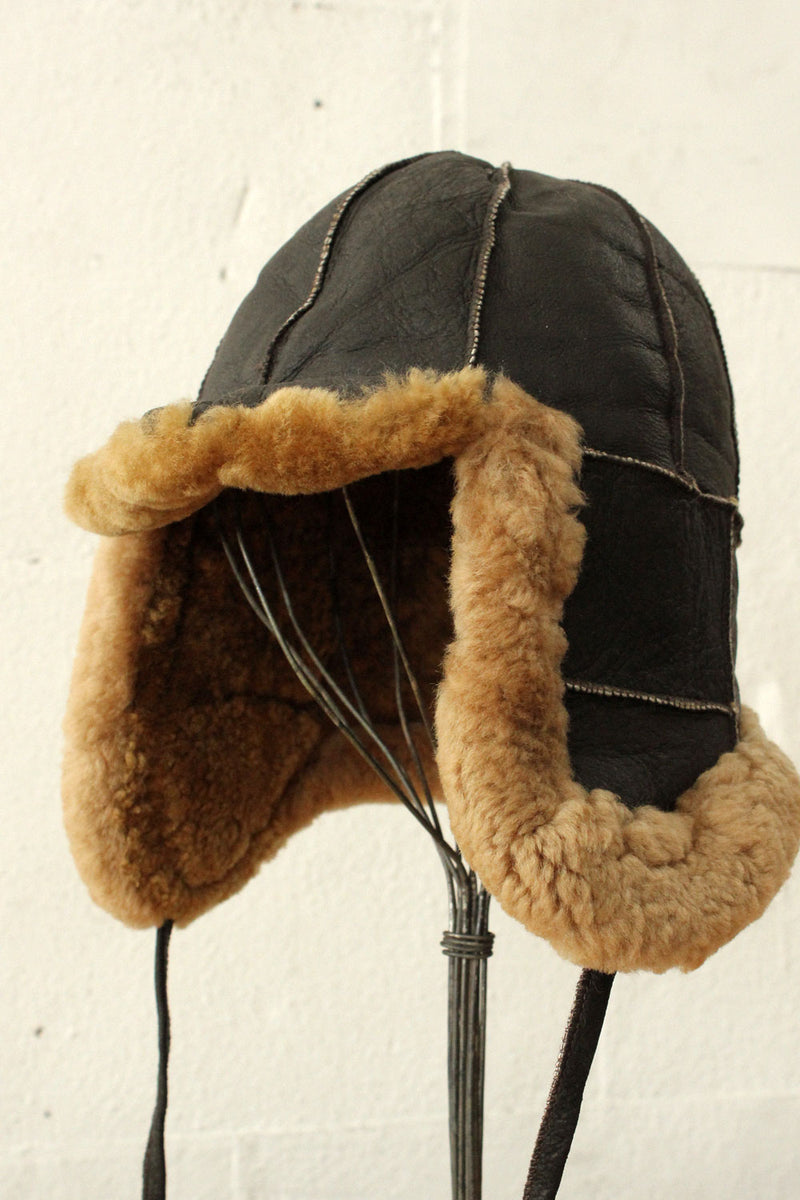 Shearling Aviator Hat