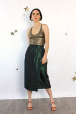 Moiré Mistletoe Skirt S