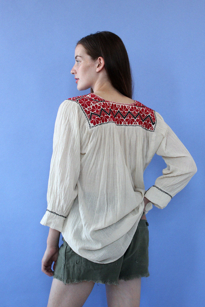 Embroidered Folk Tunic S-L