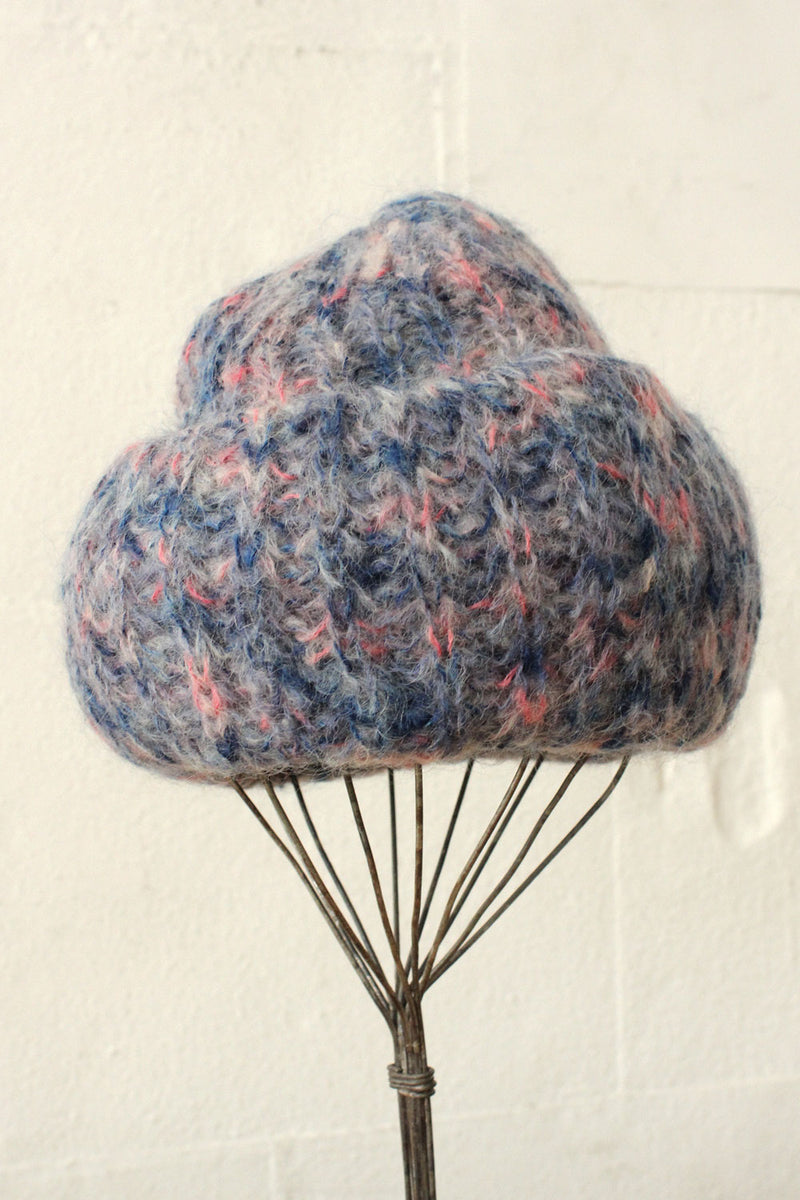 Fluffy Speckled Knit Beanie