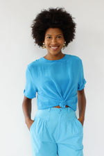 Sky Silk Tee