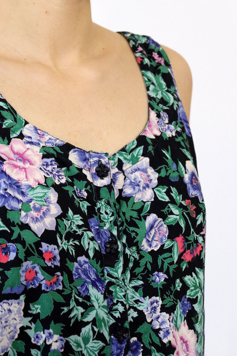 Komil Midnight Floral Jumpsuit S