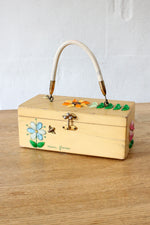 Enid Collins Bejeweled Box Purse