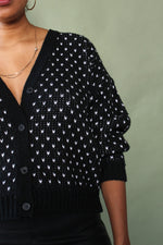 Speckled Slouchy Sportif Cardigan M