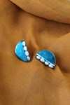 Pearl Moon Earrings