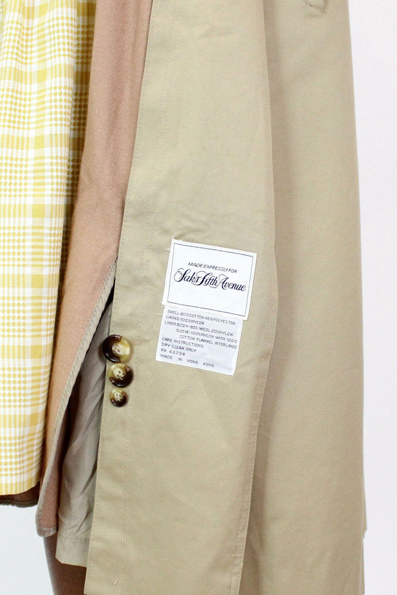 Saks Trench Coat M