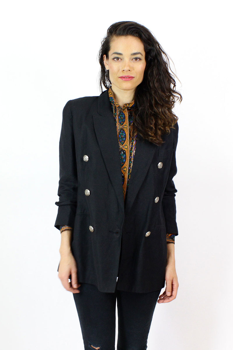 Nautical Black Blazer M