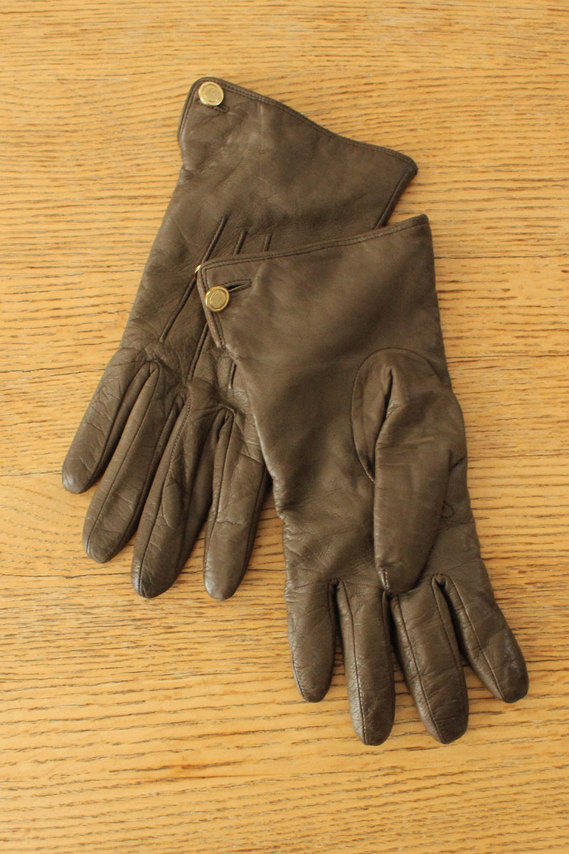 Blumarine Soft Leather Gloves